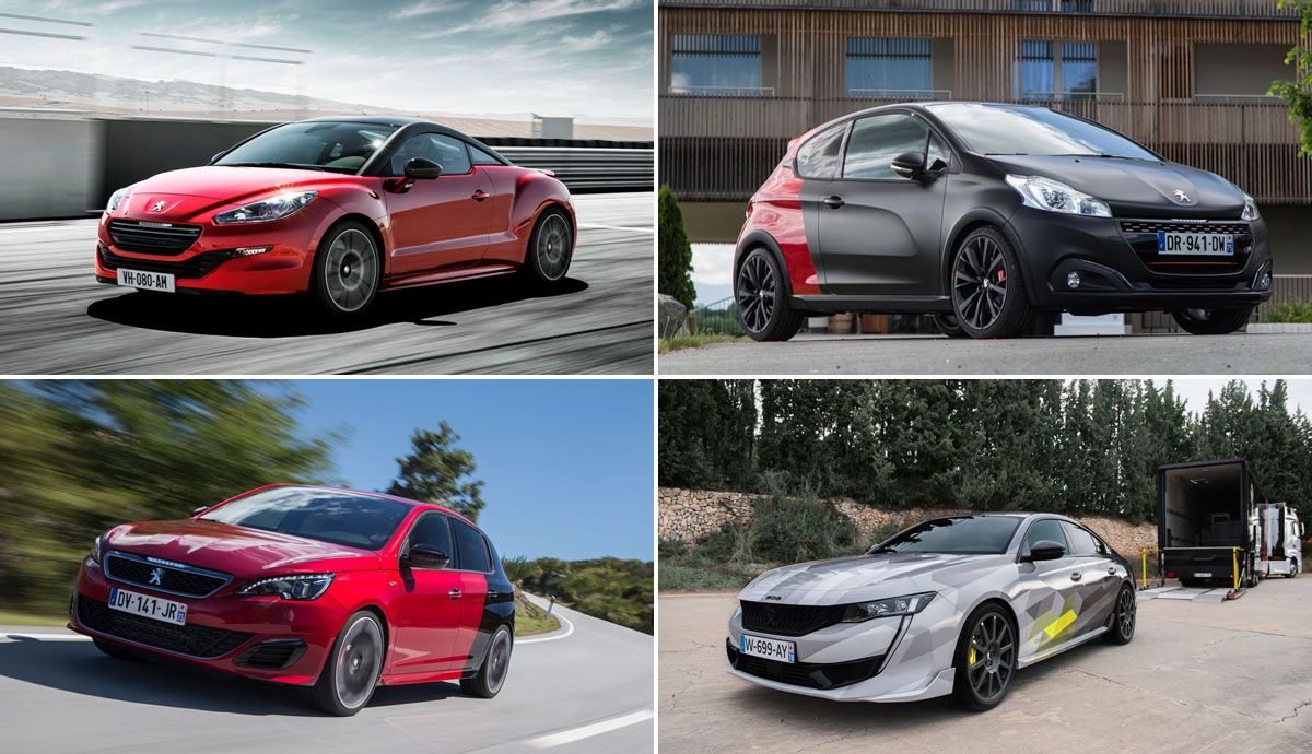 Del RCZ R al 508 PSE, los Peugeot deportivos de la última década