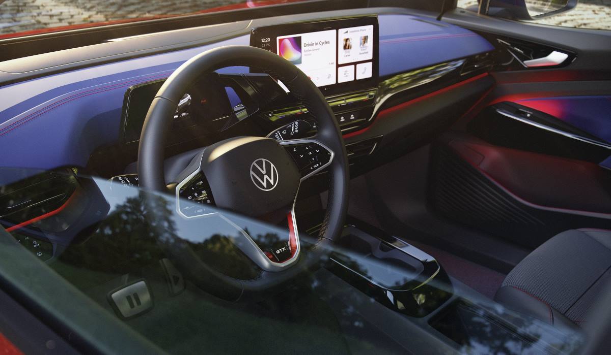 El interior del VW ID.4 GTX