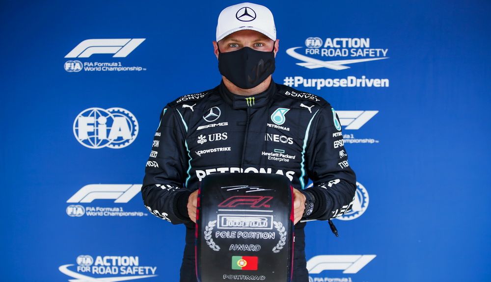 Valtteri Bottas (Mercedes) partirá desde la pole position con el compuesto medio de Pirelli