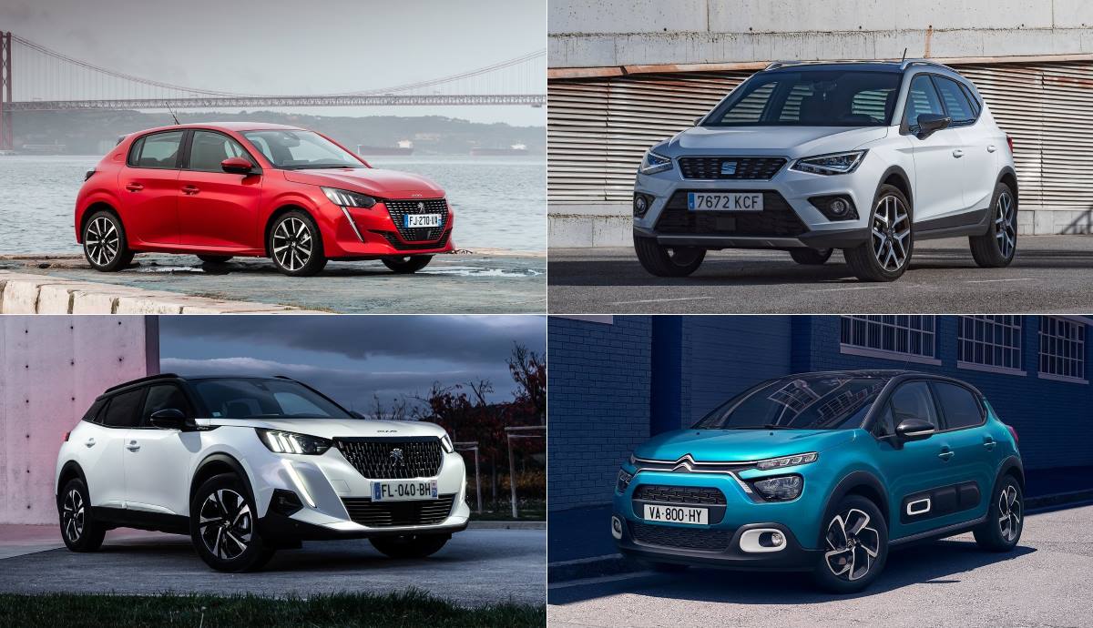 El Peugeot 2008, el Seat Arona, el Peugeot 208 y el Citroën C3 lideran las ventas de coches en España
