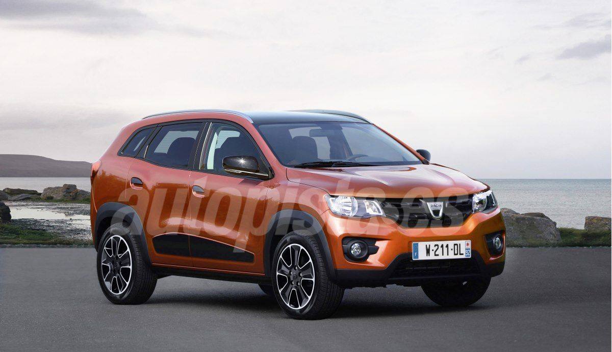 Recreación de un posible Dacia de tipo crossover SUV con 7 plazas
