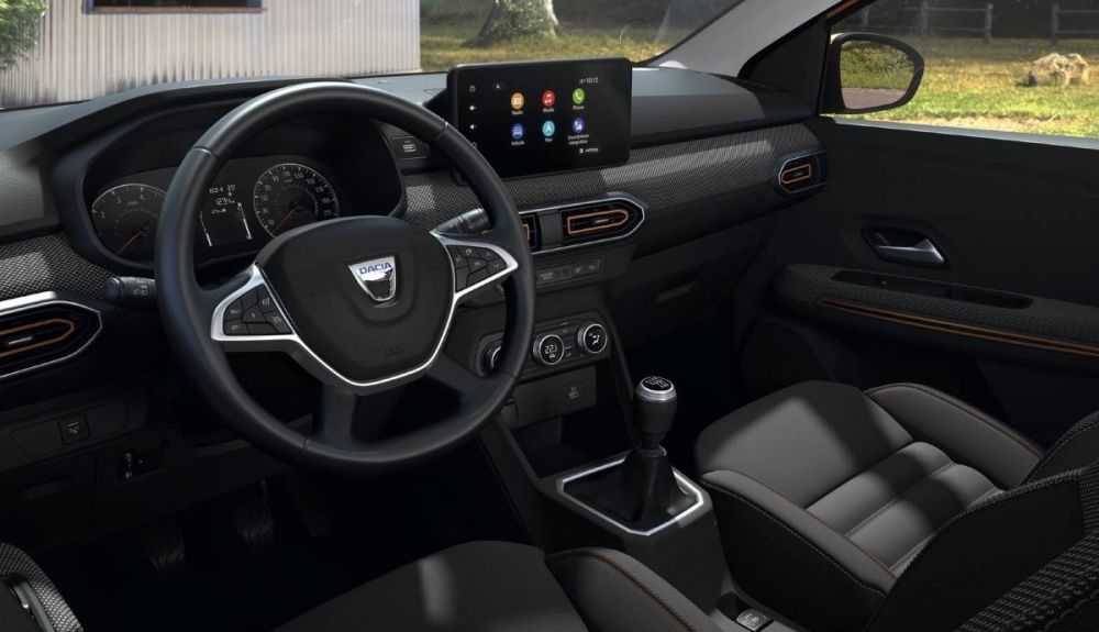 Interior del nuevo Dacia Sandero Stepway