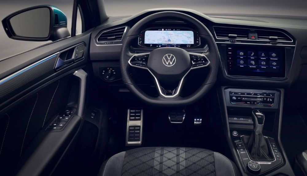 Interior del VW Tiguan 2021 de 5 plazas