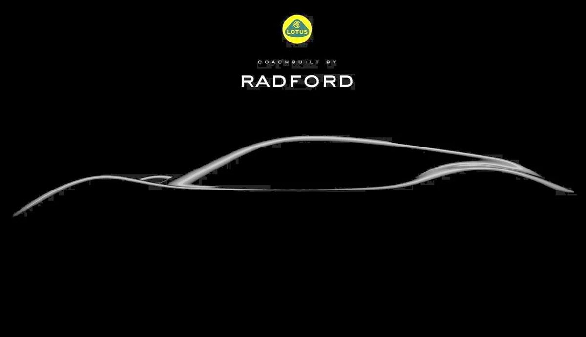 Primera delanto de Radford de su futuro superdeportivo.