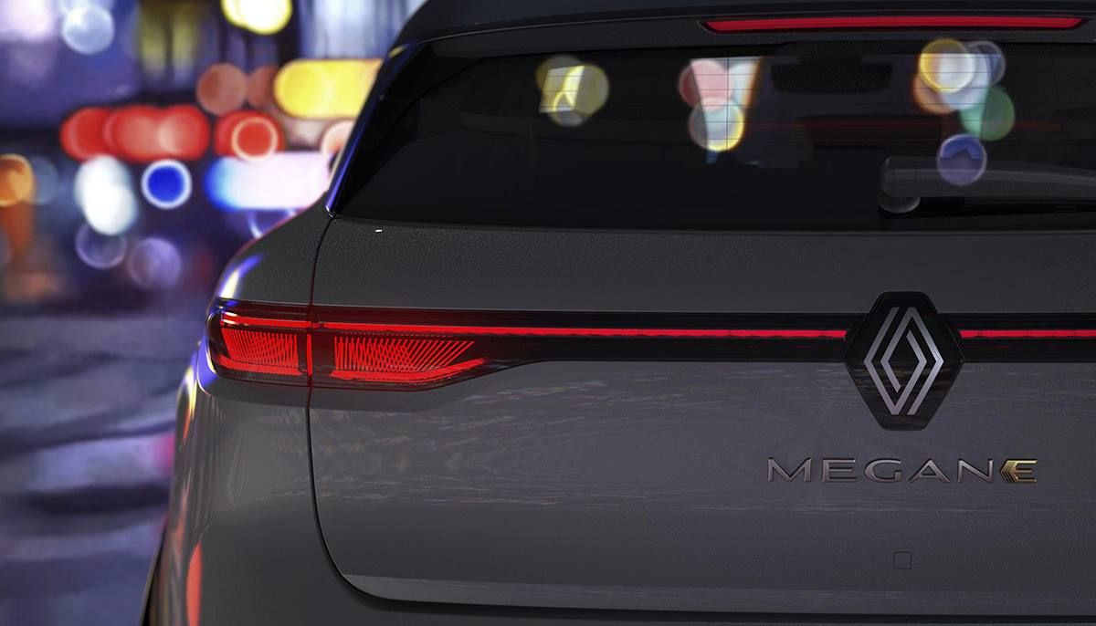Detalle de la zona posterior del Mégane E Tech Electric 2022