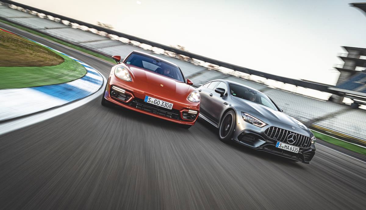 Porsche Panamera Turbo S vs Mercedes AMG GT 63 S 4p
