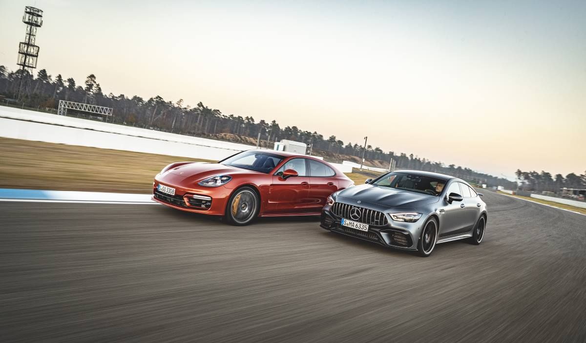 Porsche Panamera Turbo S vs Mercedes AMG GT 63 S 4p