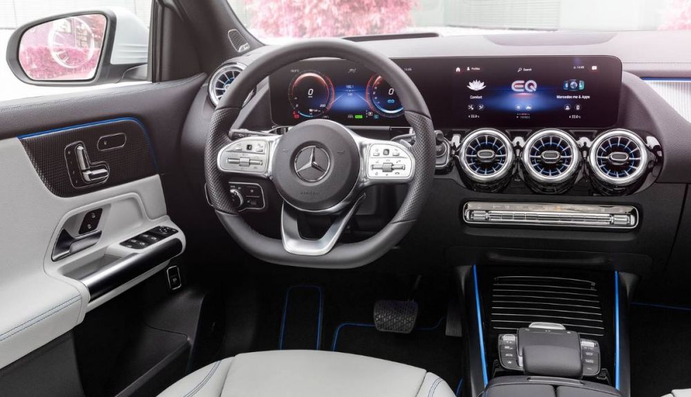 Interior del Mercedes EQA 2021 Interior del Mercedes EQA 2021