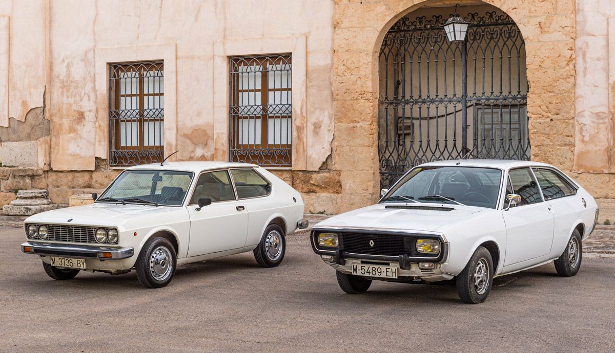Renault 15 TL y Seat 128 1430.