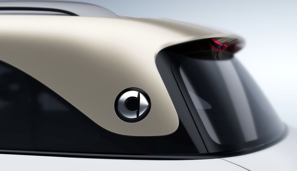 Detalle oficial del techo del próximo SUV de Smart. Detalle oficial del techo del próximo SUV de Smart.