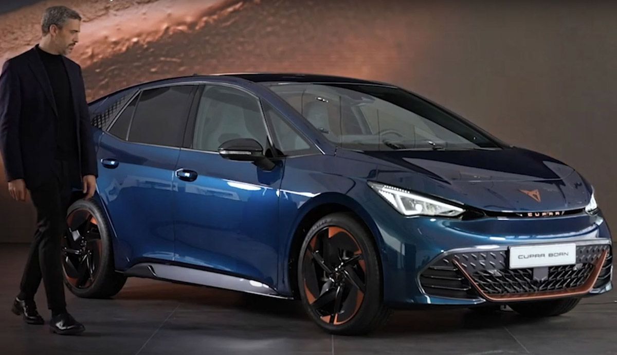 Cupra Born: así era la versión prototipo.