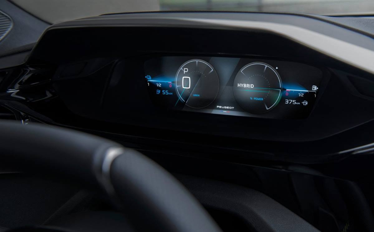 Cuadro de mandos digital en el Peugeot 308 2021