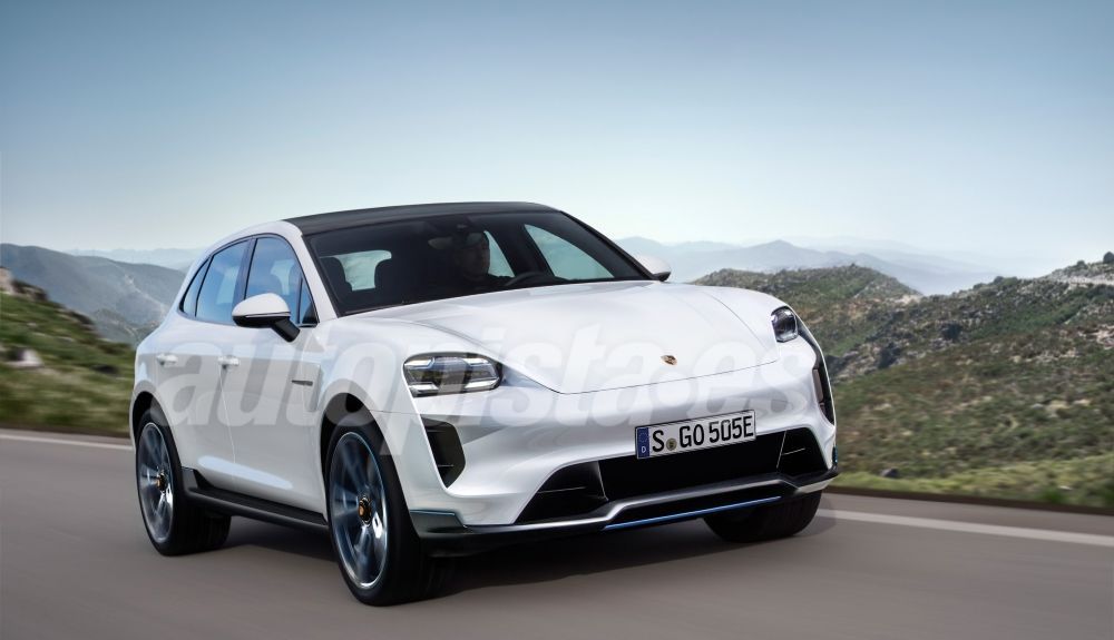 Así será el Porsche e-Macan. Ilustración: Schulte. Así será el Porsche e-Macan. Ilustración: Schulte.
