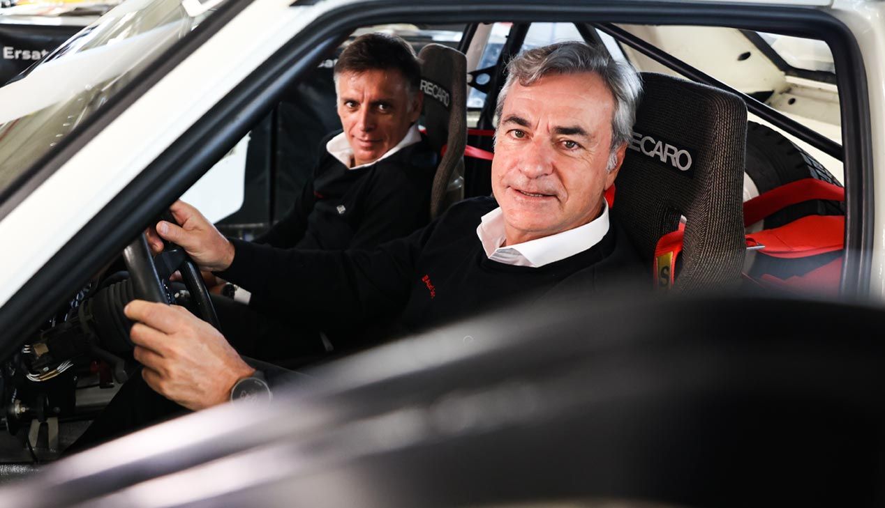 Los nuevos pilotos y copilotos de Audi en el Dakar visitan las instalaciones de Audi Sport.