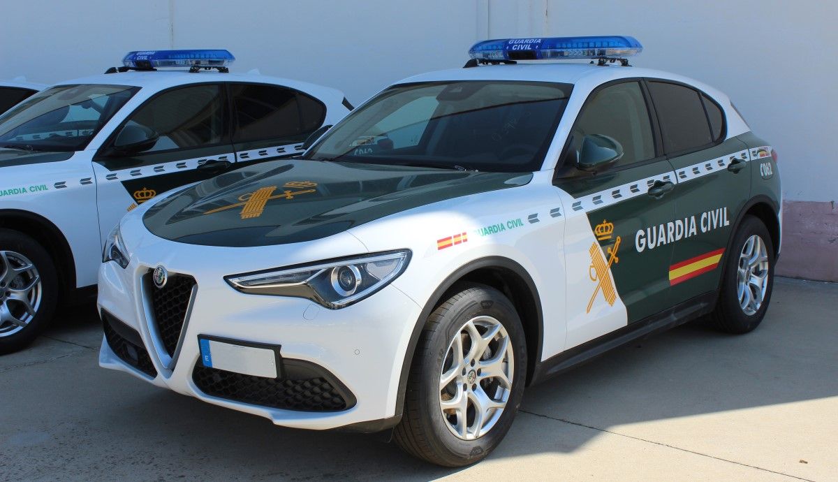 Así son los nuevos Alfa Romeo Stelvio de la Guardia Civil.