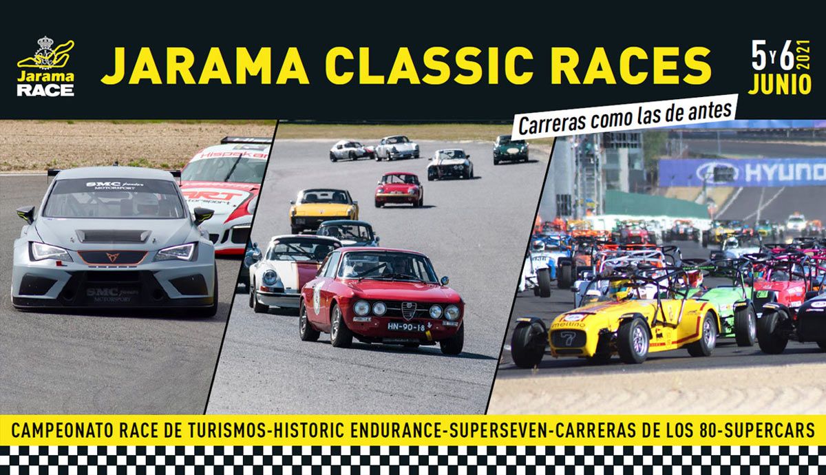 Participa en el sorteo y gana una entrada doble para las Jarama Classic Races de este fin de semana.