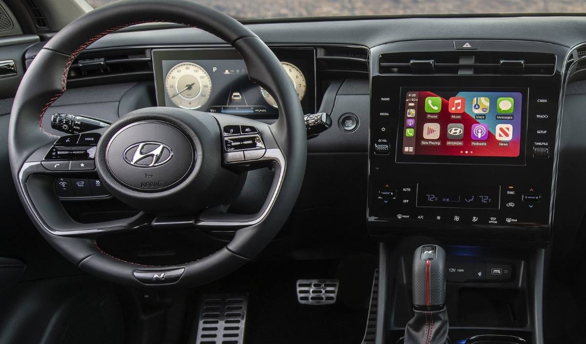 El interior del Hyundai Tucson N Line