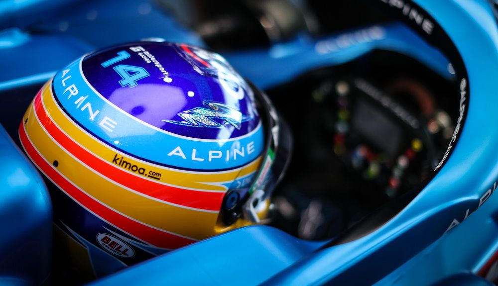 Fernando Alonso (Alpine) marcó el sexto mejor tiempo de la jornada