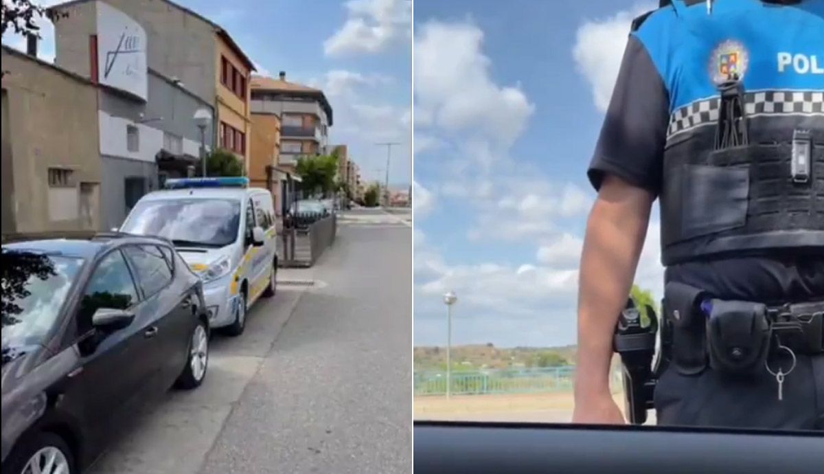 Un conductor provoca que un coche policial con radar móvil se marche de su ubicación. Vídeo: SocialDrive