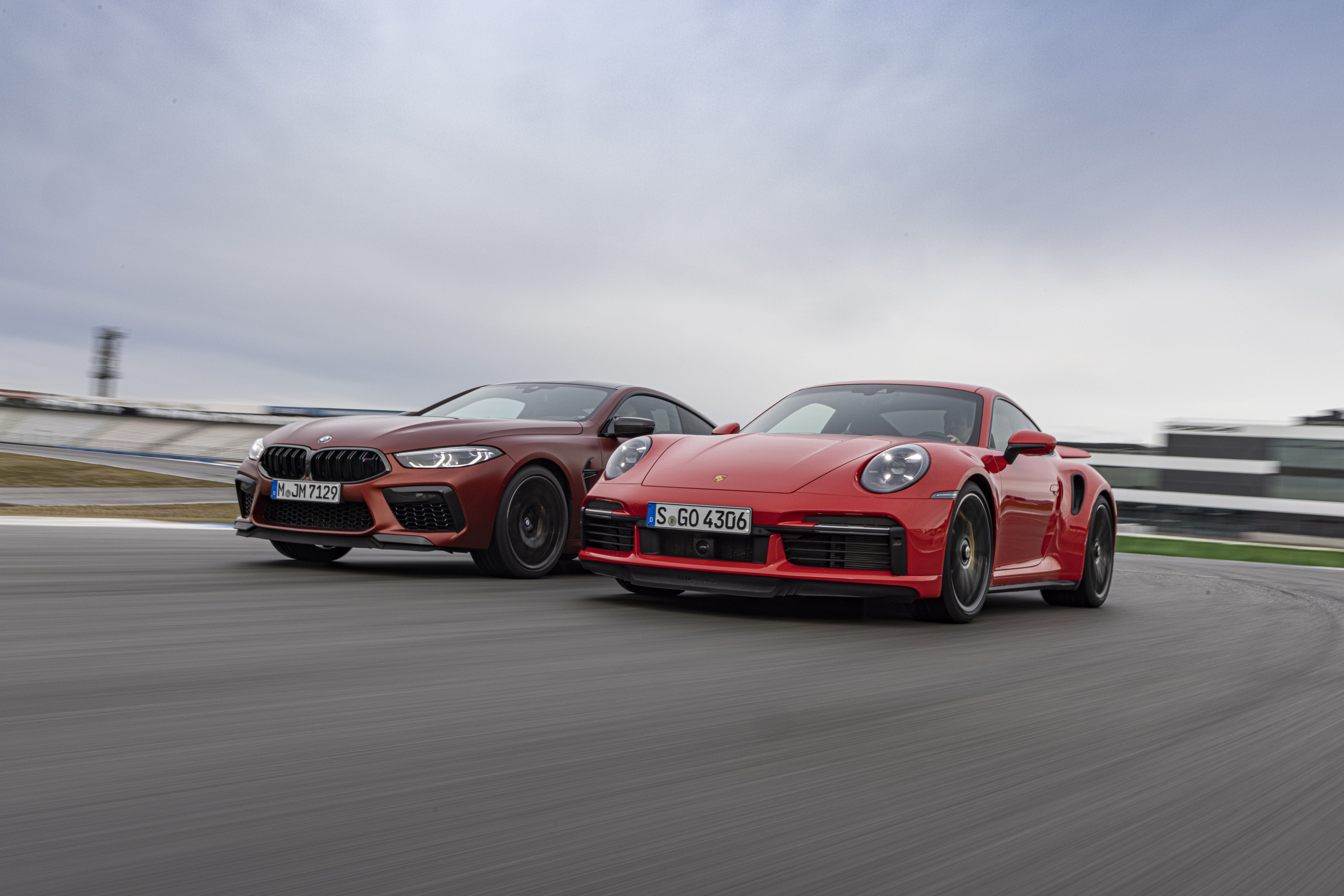 BMW M8 vs Porsche 911 Turbo S 