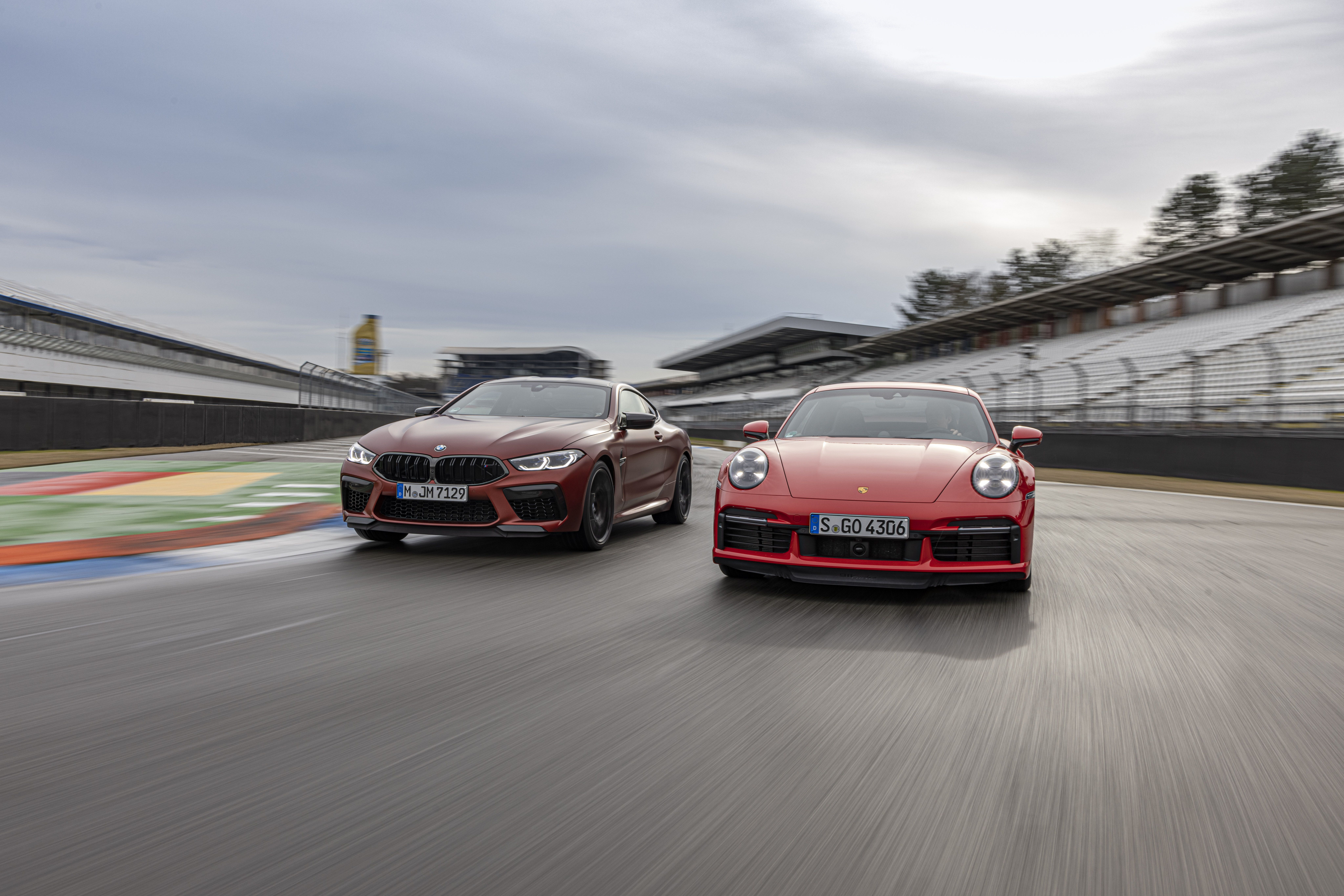 BMW M8 vs Porsche 911 Turbo S 