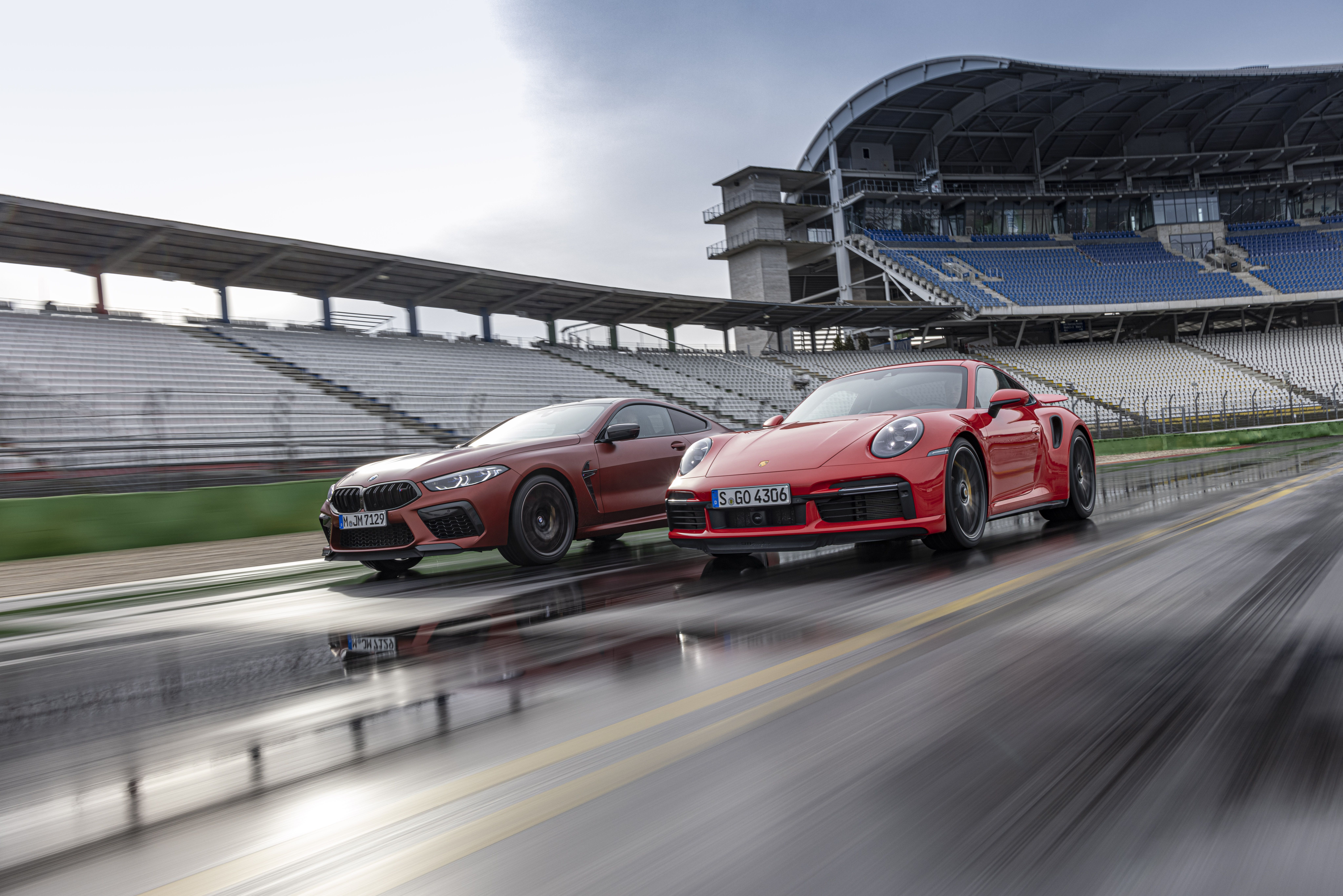 BMW M8 vs Porsche 911 Turbo S 