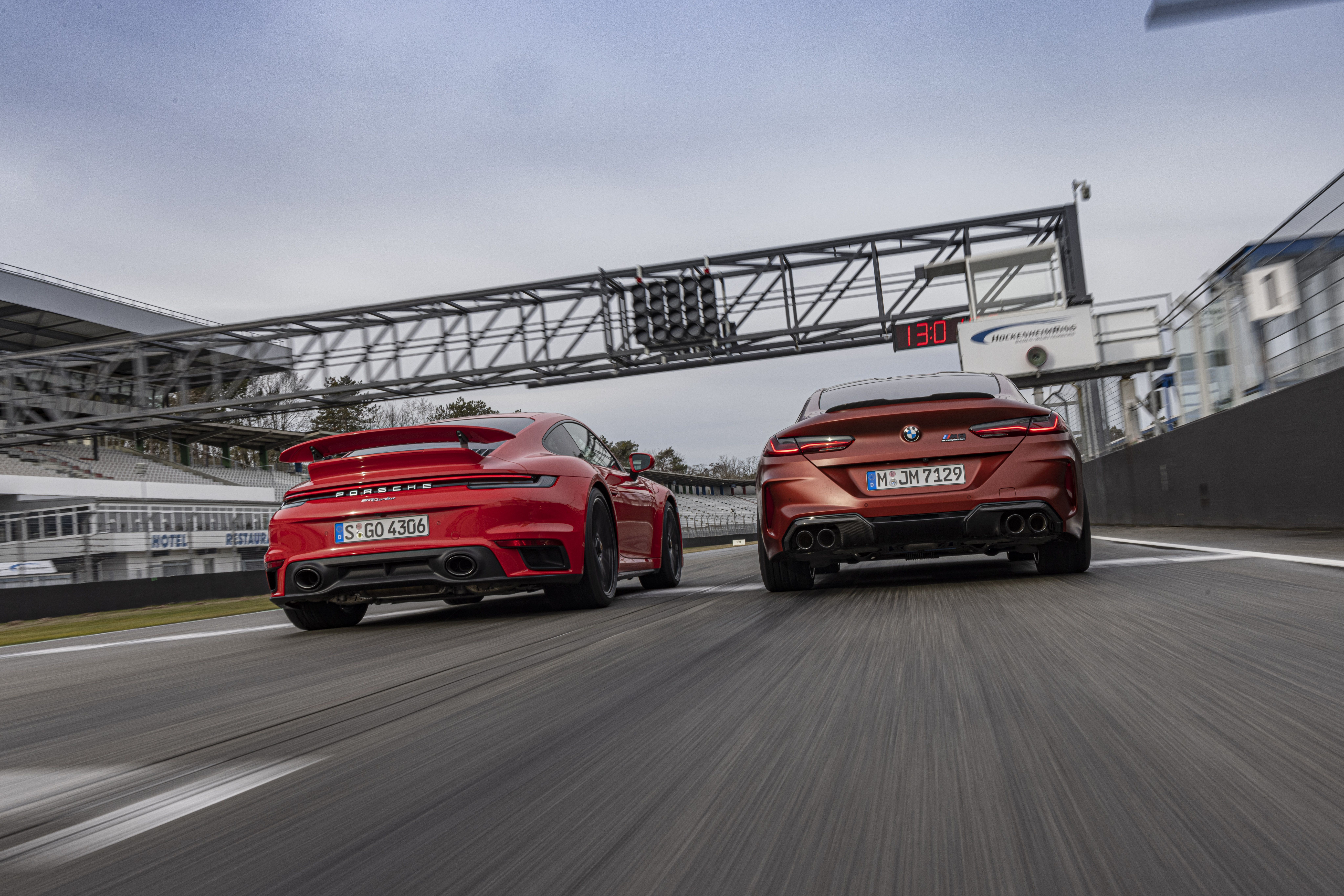 BMW M8 vs Porsche 911 Turbo S 