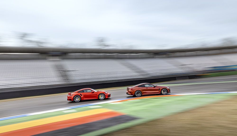 BMW M8 vs Porsche 911 Turbo S 