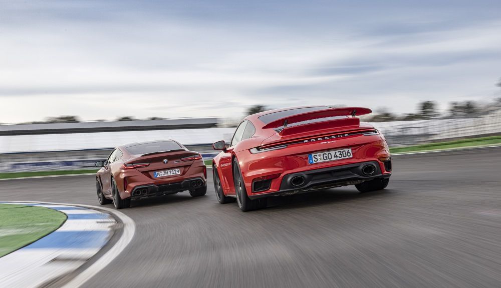 BMW M8 Porsche 911 turboS AH 53 BMW M8 Porsche 911 turboS AH 53