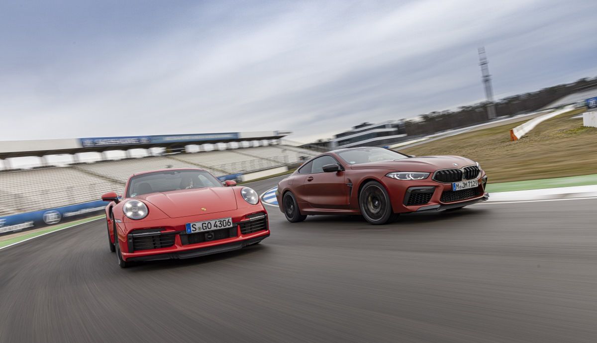 BMW M8 Competition vs Porsche 911 Turbo: duelo deportivo extremo, ¿cuál es mejor?