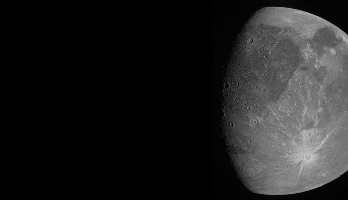 Una de las fotografías de Ganímides tomadas por Juno.