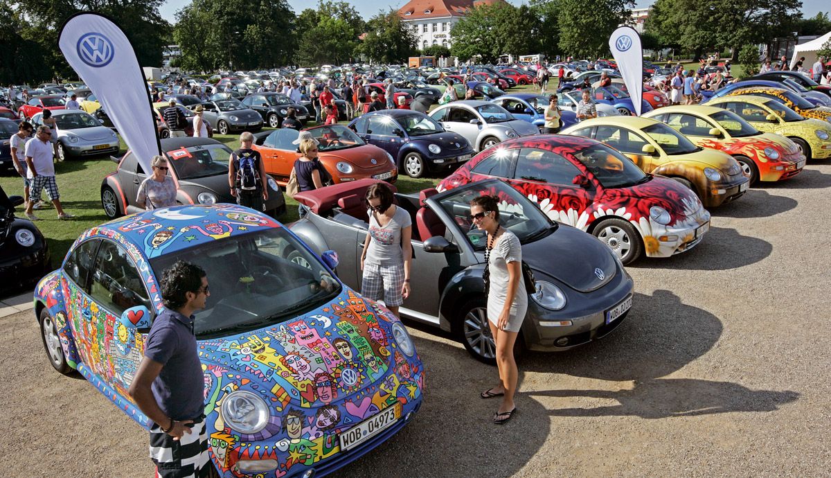 Concentración de Volkswagen Beetle.