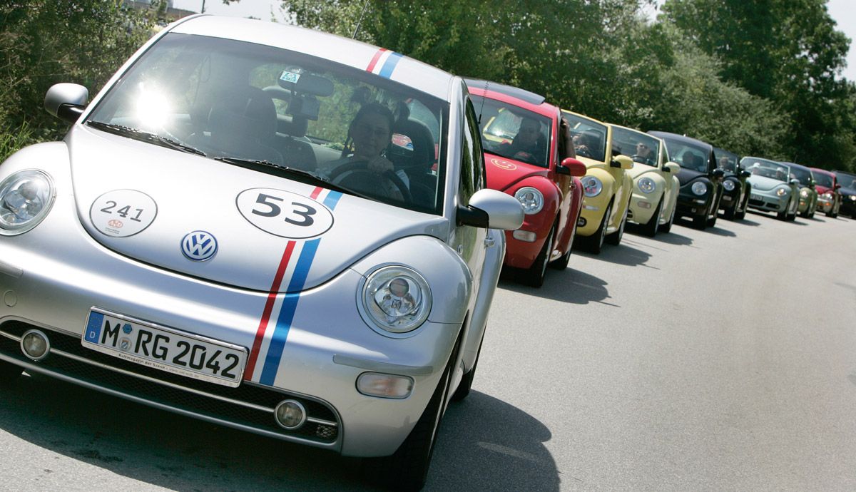 Concentración de Volkswagen Beetle.
