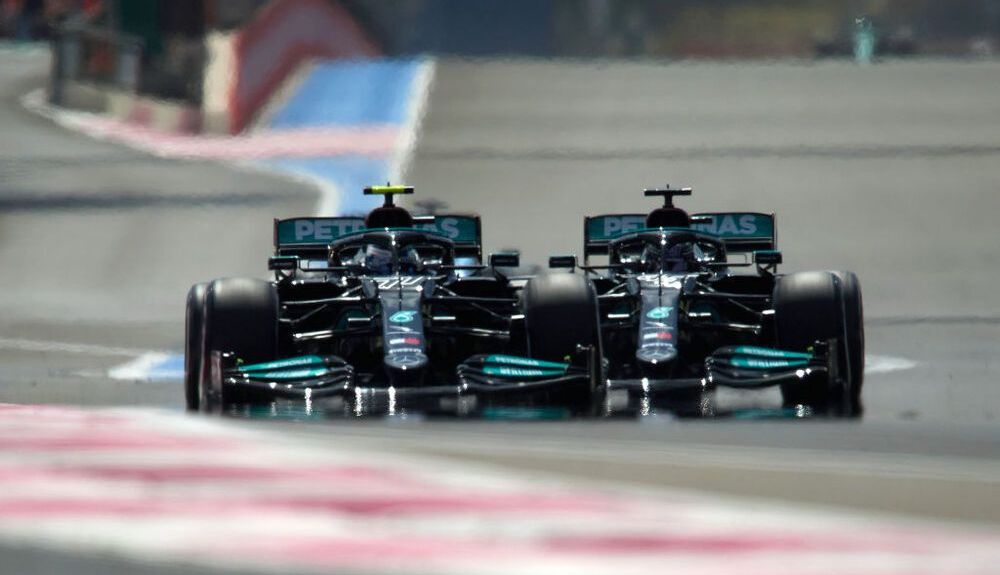 En Mercedes Bottas fue 2º y Hamilton 5º En Mercedes Bottas fue 2º y Hamilton 5º