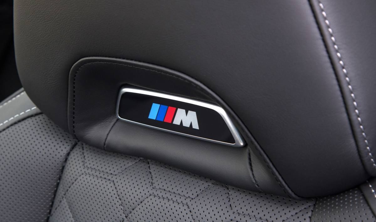 Detalle en los asientos de los BMW X3 y X4 M Competition 2021