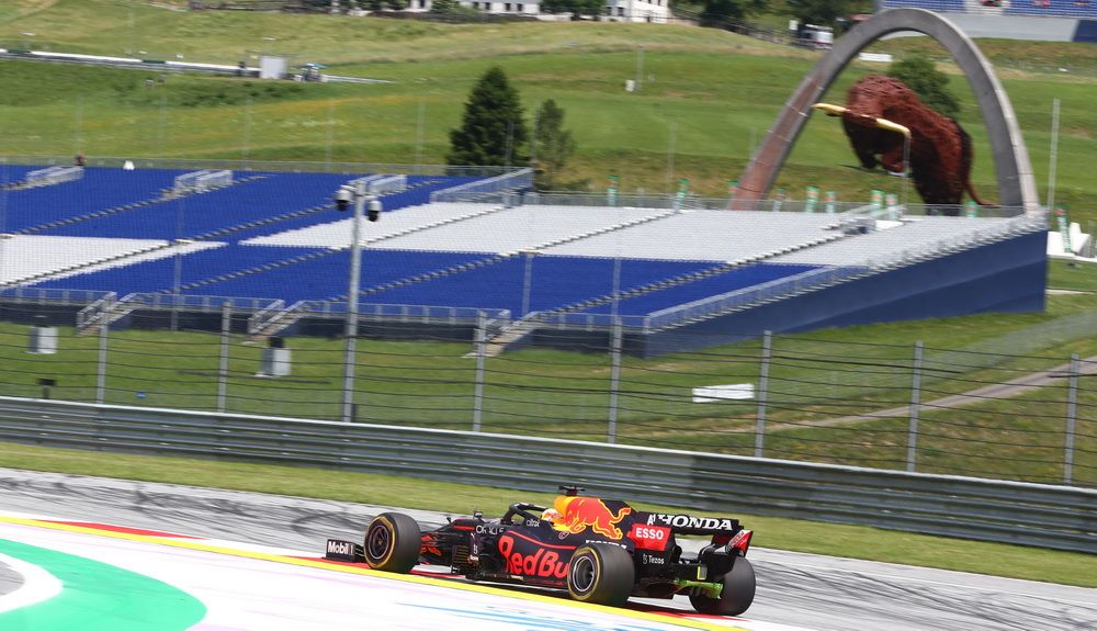 Max Verstappen fue el más rápido en la primera sesión