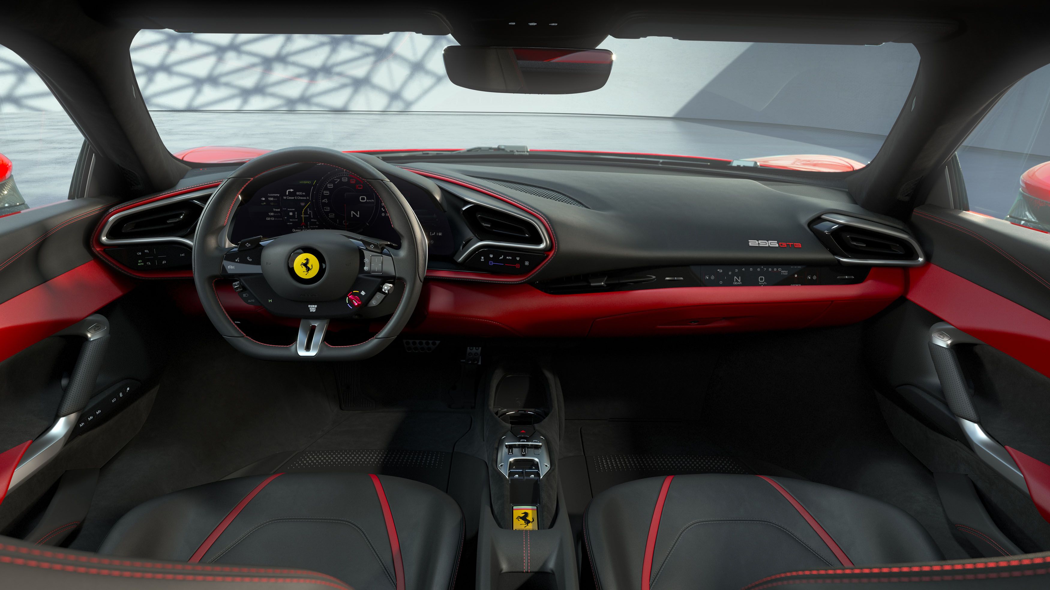 Ferrari 296 GTB: así es su interior