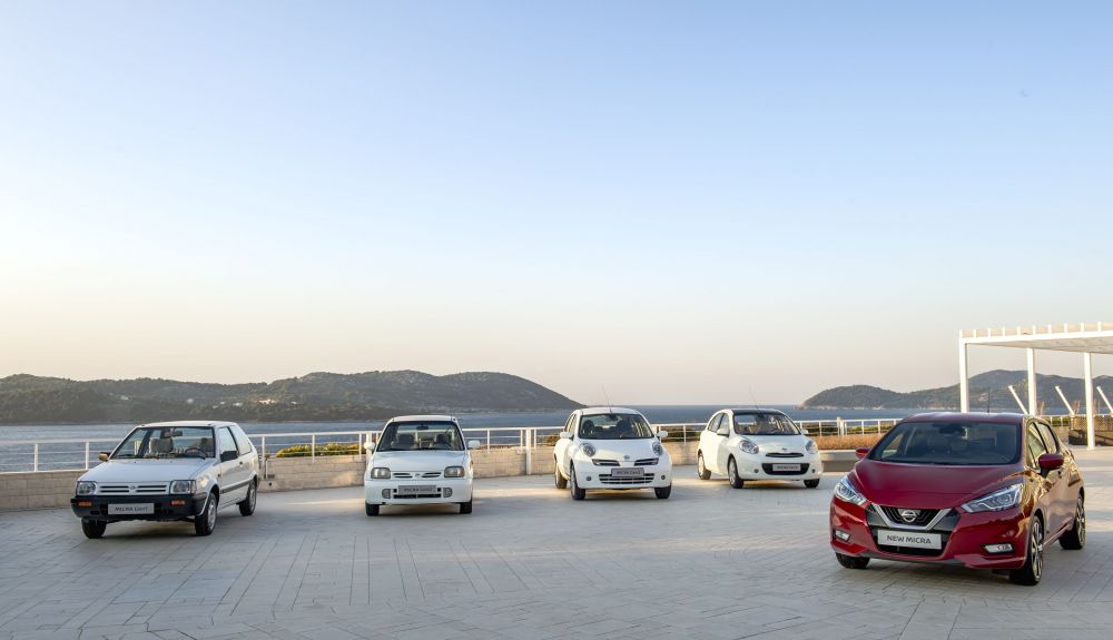 Nissan Micra: sus 5 generaciones