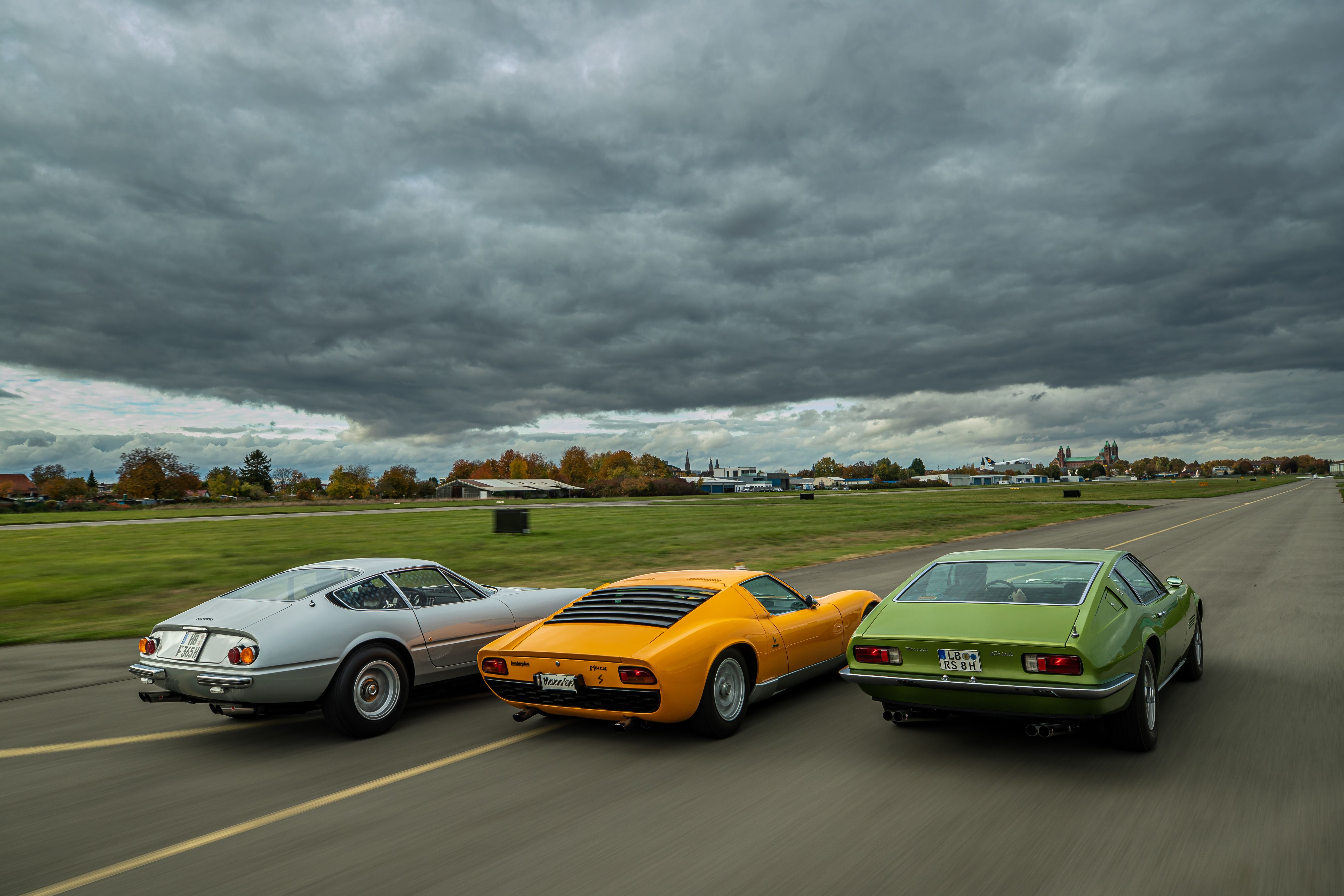 Ferrari, Lamborghini y Maserati