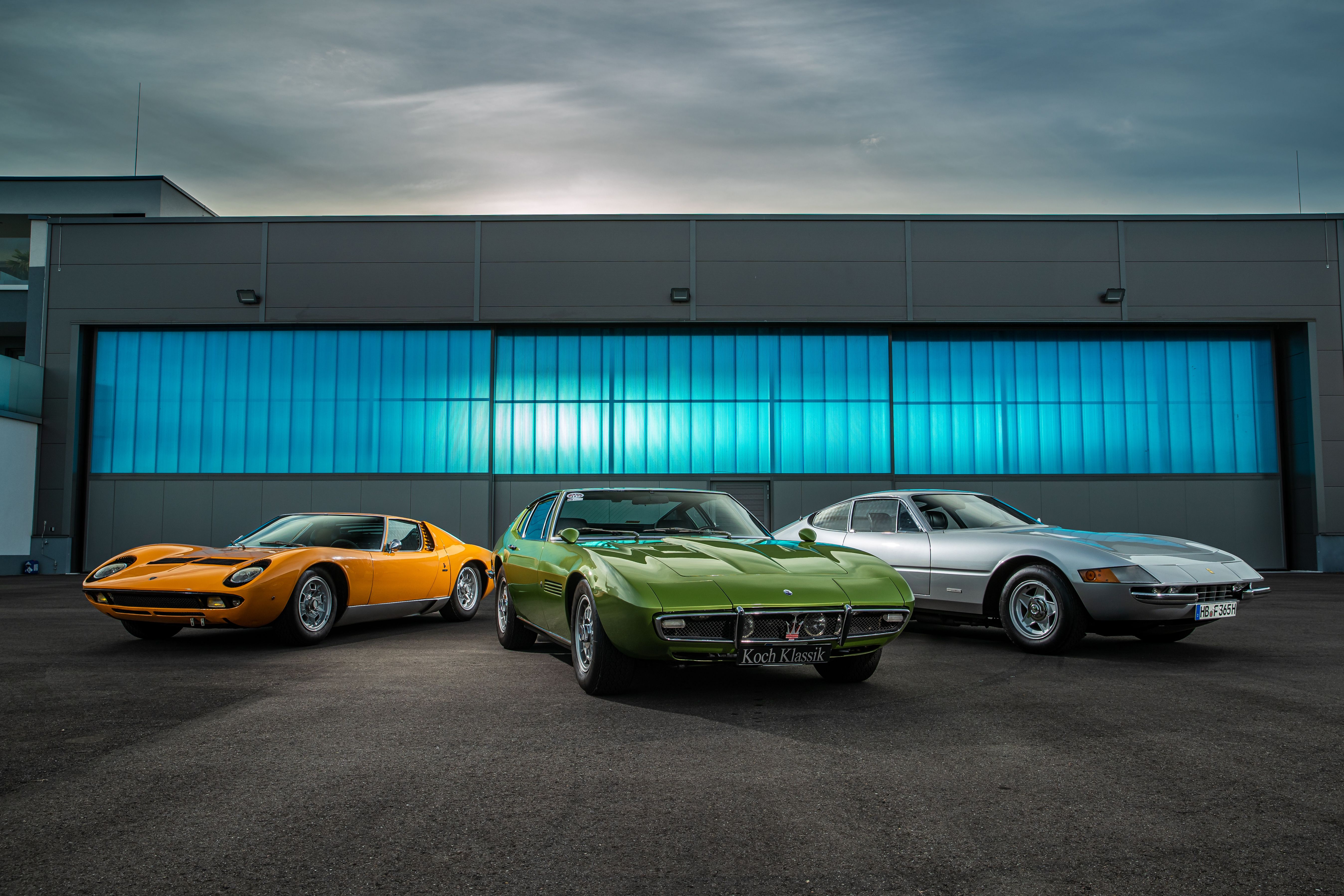 Ferrari, Lamborghini y Maserati