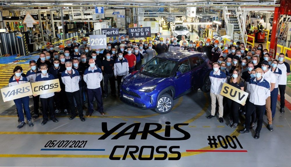 El Toyota Yaris Cross ya ha empezado a producirse. El Toyota Yaris Cross ya ha empezado a producirse.