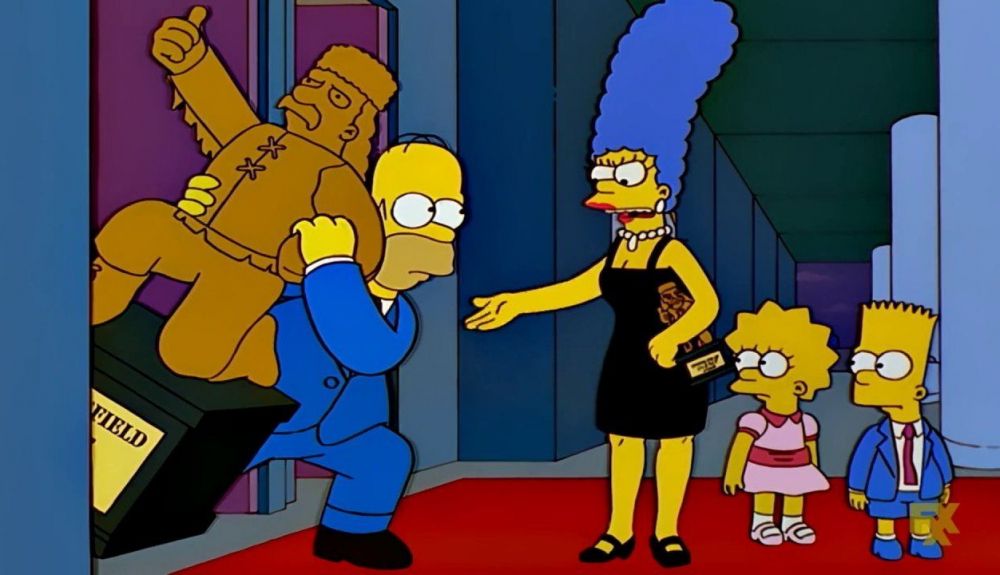 En Los Simpsons hay una escena muy parecida al asalto al Capitolio. En Los Simpsons hay una escena muy parecida al asalto al Capitolio.