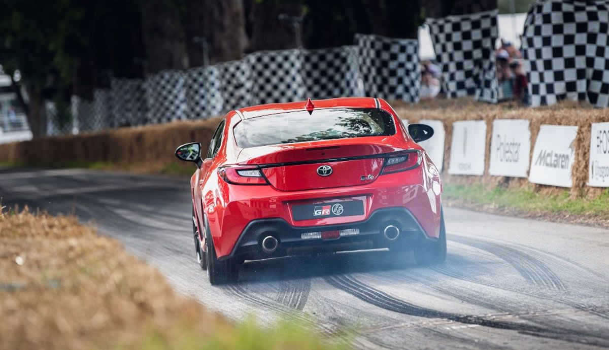 Toyota GR86 en el Festival de la Velocidad de Goodwood 2021.