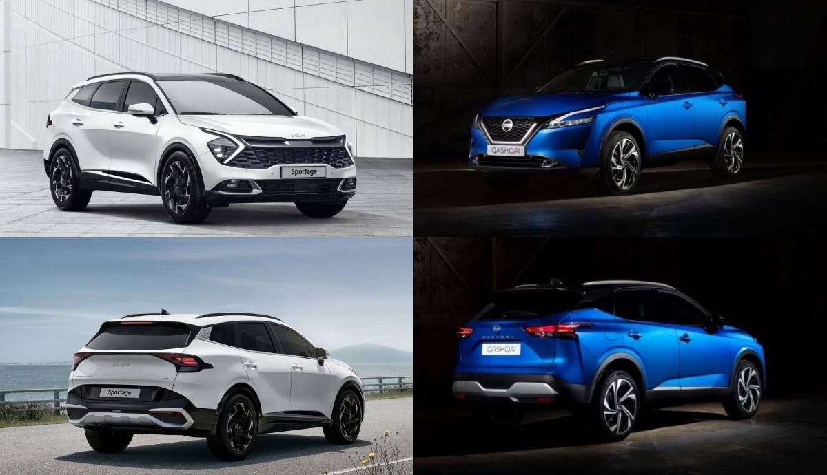 Kia Sportage 2022 vs Nissan Qashqai 2021