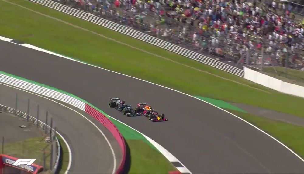 2 Accidente entre Max Verstappen y Lewis Hamilton