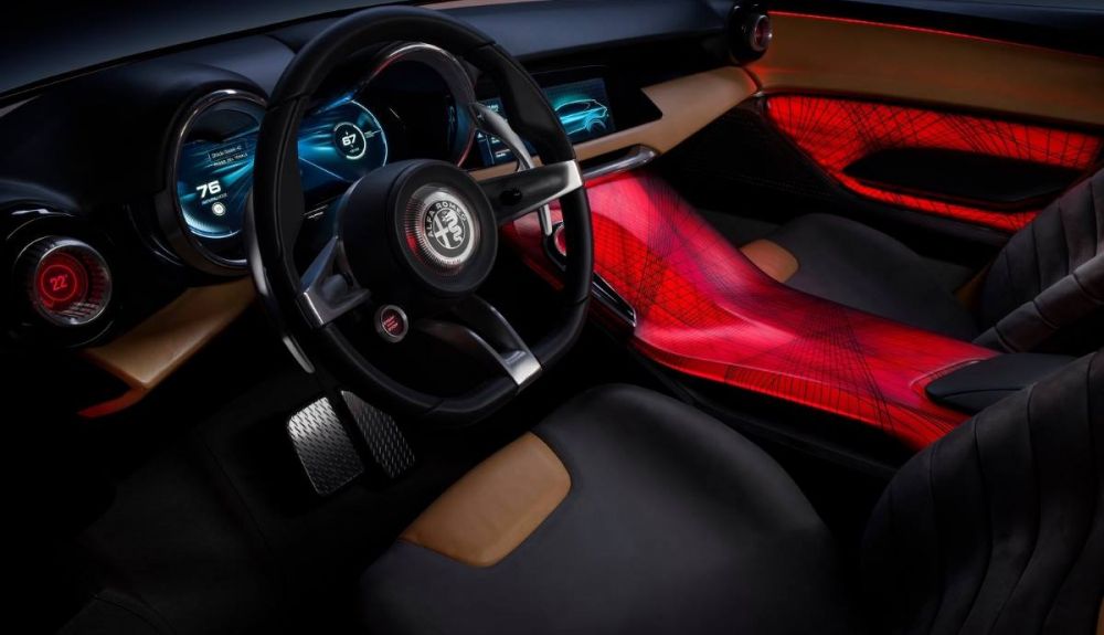 Interior del Alfa Tonale Concept 2019 Interior del Alfa Tonale Concept 2019