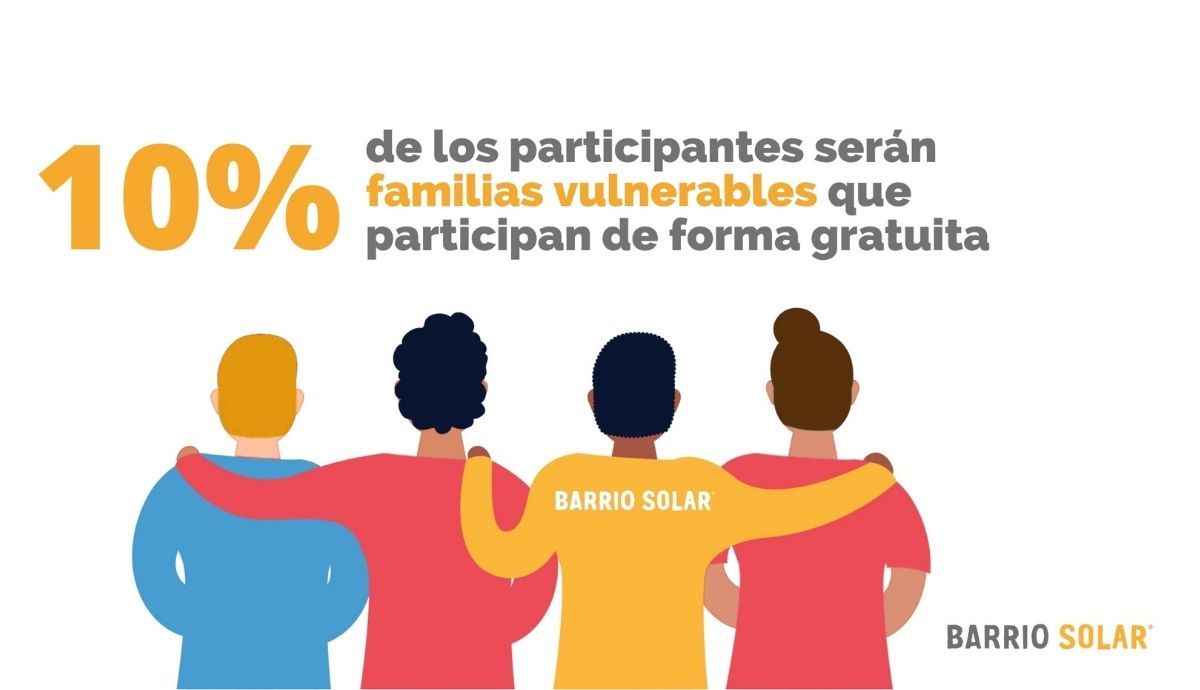 Con Barrio Solar se pretende llegar a toda las personas del barrio.