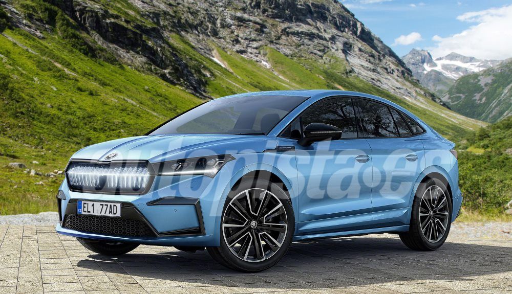 Skoda Enyaq iV GT Coupé recreación