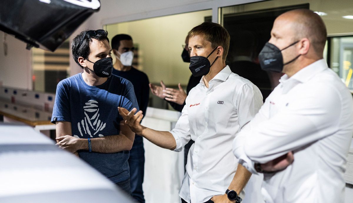 Mattias Ekström, piloto de Audi para el Dakar.