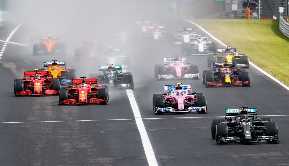 Salida del GP de Hungría de 2020 Salida del GP de Hungría de 2020